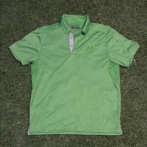 Under Armour Men's Light Green Polo Shirt